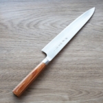 kamo-gyuto-vg10240 加茂勝康 牛刀 240mm VG10鋼<br>大馬士革