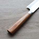 kamo-gyuto-vg10240-3 加茂勝康 牛刀 240mm VG10鋼<br>大馬士革