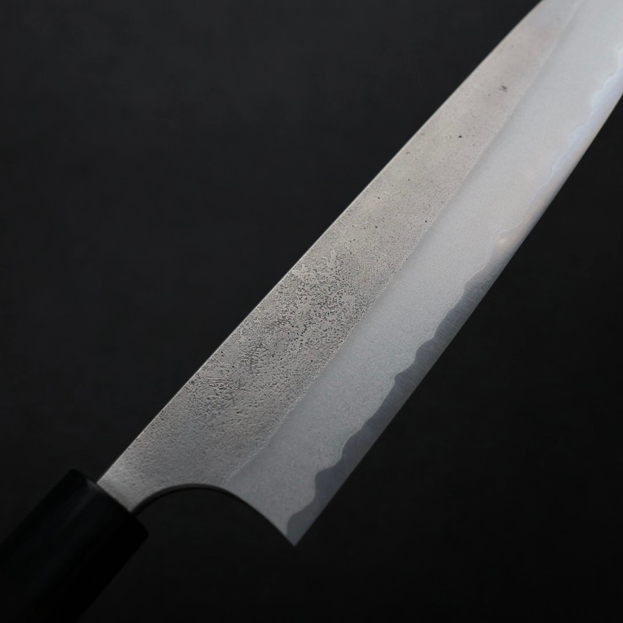 kato-g210as-nj-5 加藤義実 牛刀 210mm<br>青紙超級鋼 梨地