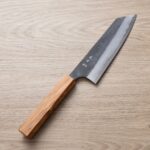 katoyoshimi-bunka-as 加藤義實 文化刀 170mm 青紙超級鋼 黑打墨流