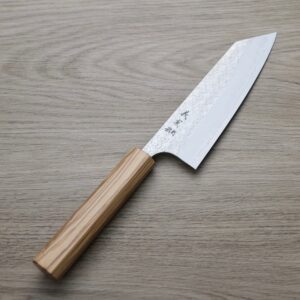 katoyoshimi-bunka-mno 加藤義實 水波 文化刀 170mm SG2粉末HSS鋼 橄欖木柄