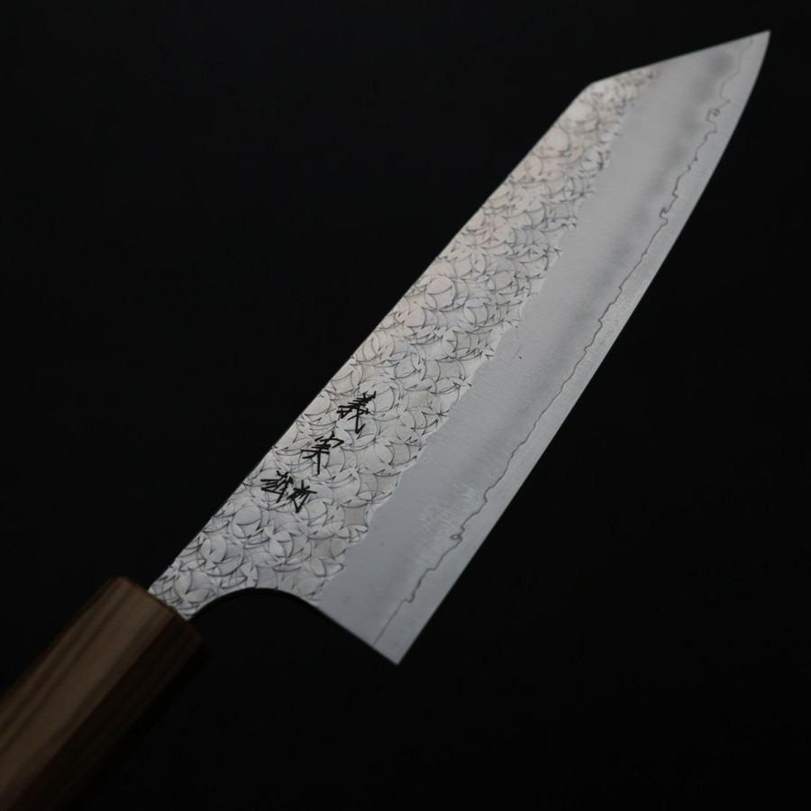 katoyoshimi-bunka-mno-4 加藤義實 水波 文化刀 170mm SG2粉末HSS鋼 橄欖木柄