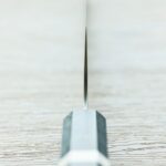 加藤義実 文化 170mm VG10 黑染鎳大馬士革 穩定樺木柄
