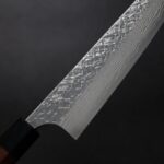 加藤義實 牛刀 210mm VG10鋼<br>鍛造/大馬士革