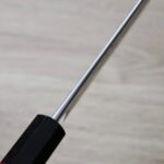 katoyoshimi-g240as-njk-4 加藤義実 牛刀 240mm <br>青紙超級鋼 黑打梨地