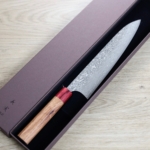 katoyoshimi-gyuto240-dw-2 加藤義實 牛刀 240mm SG2粉末HSS鋼 鎳染大馬士革