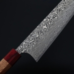 katoyoshimi-gyuto240-dw-5 加藤義實 牛刀 240mm SG2粉末HSS鋼 鎳染大馬士革