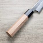 katoyoshimi-p120-ass-3 加藤義實 蔬果刀 120mm<br>青紙超級鋼 櫻桃木柄