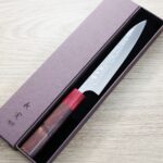 katoyoshimi-petty-150sg2mn-2 加藤義實 水波 蔬果刀 150mm<br>SG2粉末HSS鋼