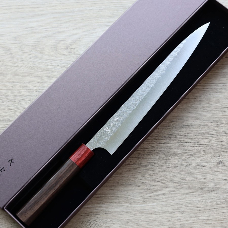 katoyoshimi-sujihiki270-mn-2 加藤義實 水波 筋引 270mm<br>SG2粉末HSS鋼