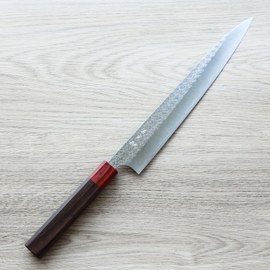 katoyoshimi-sujihiki270-mn 加藤義實 水波 筋引 270mm<br>SG2粉末HSS鋼
