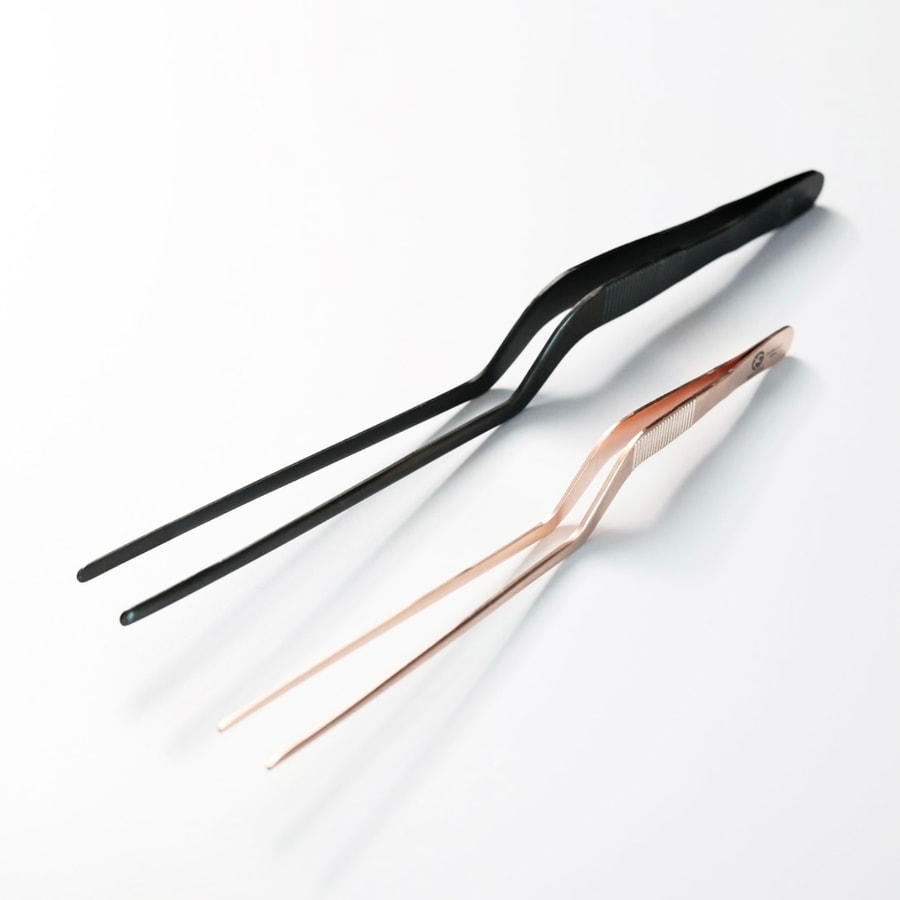 神田 料理用 不鏽鋼 閃電擺盤夾 190/240mm