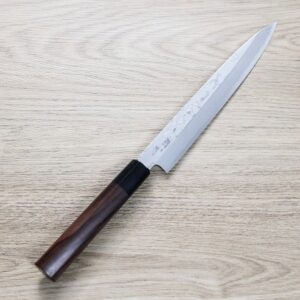 kitaoka-ya-y210 北岡英雄 柳刃 210mm 白紙鋼 墨流