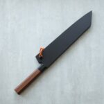 kotetsu-gyuto240-r2-5 甲鉄 柴田崇行 牛刀 240mm SG2粉末HSS鋼/付鞘