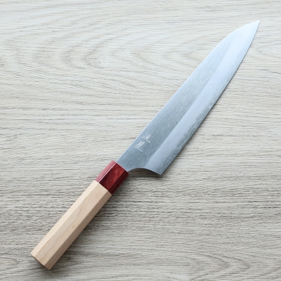 kurosaki-gyuto210rs-1 黑崎真 流星 牛刀 210mm VG7鋼