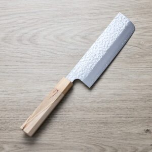 kurosaki-n170-st 黑崎真 菜切 170mm SG2粉末鋼 櫻花鎚目