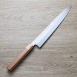 黑崎真 筋引 270mm SG2粉末HSS鋼 櫻花鎚目