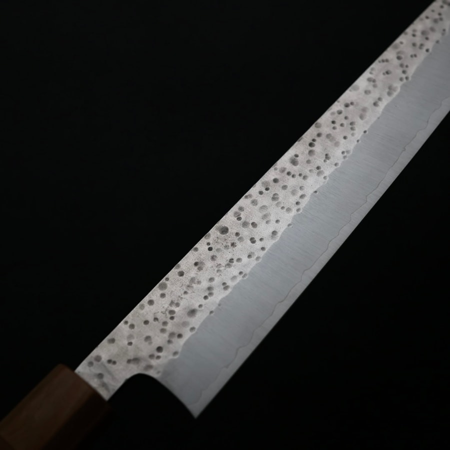 黑崎真 筋引 270mm SG2粉末HSS鋼 櫻花鎚目