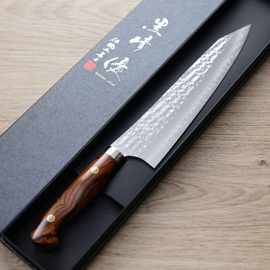 黑崎優 閃光 牛刀 210mm SG2<br>粉末HSS鋼 沙漠鐵木