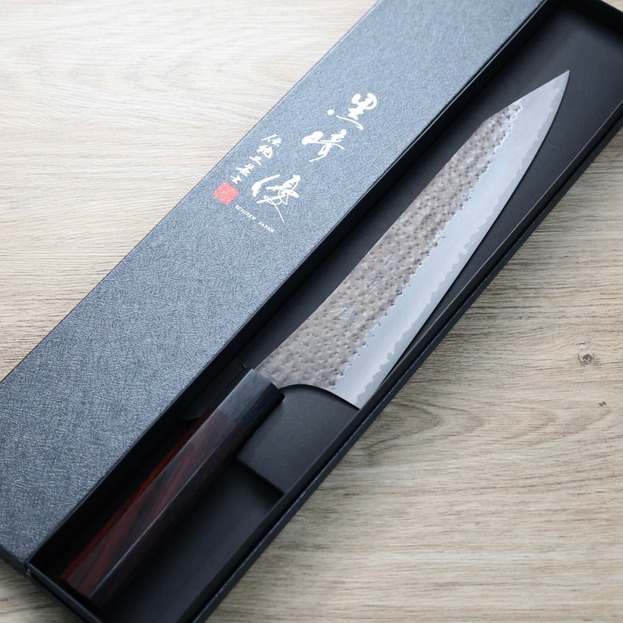 黑崎優 黑閃光 牛刀 240mm 青紙超級鋼