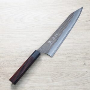 kurosakiyu-g240-assk 黑崎優 黑閃光 牛刀 240mm 青紙超級鋼