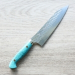 黑崎優 閃光 牛刀 180mm SG2粉末HSS鋼 綠松石洋柄