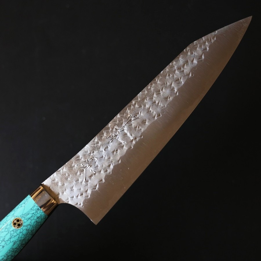 黑崎優 閃光 牛刀 180mm SG2粉末HSS鋼 綠松石洋柄