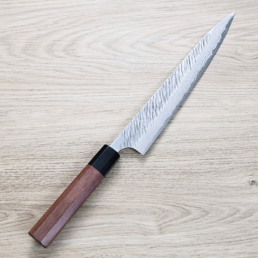 kurosakiyu-sj240-fjvg-1 黑崎優 風神 筋引 240mm VG10鋼 墨流
