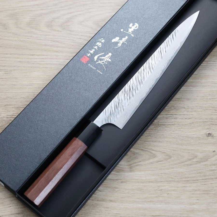 kurosakiyu-sj240-fjvg-2-1 黑崎優 風神 筋引 240mm VG10鋼 墨流