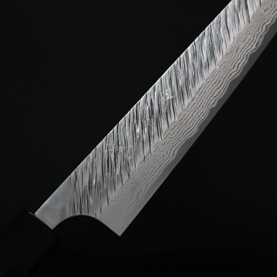 kurosakiyu-sj240-fjvg-6-1 黑崎優 風神 筋引 240mm VG10鋼 墨流