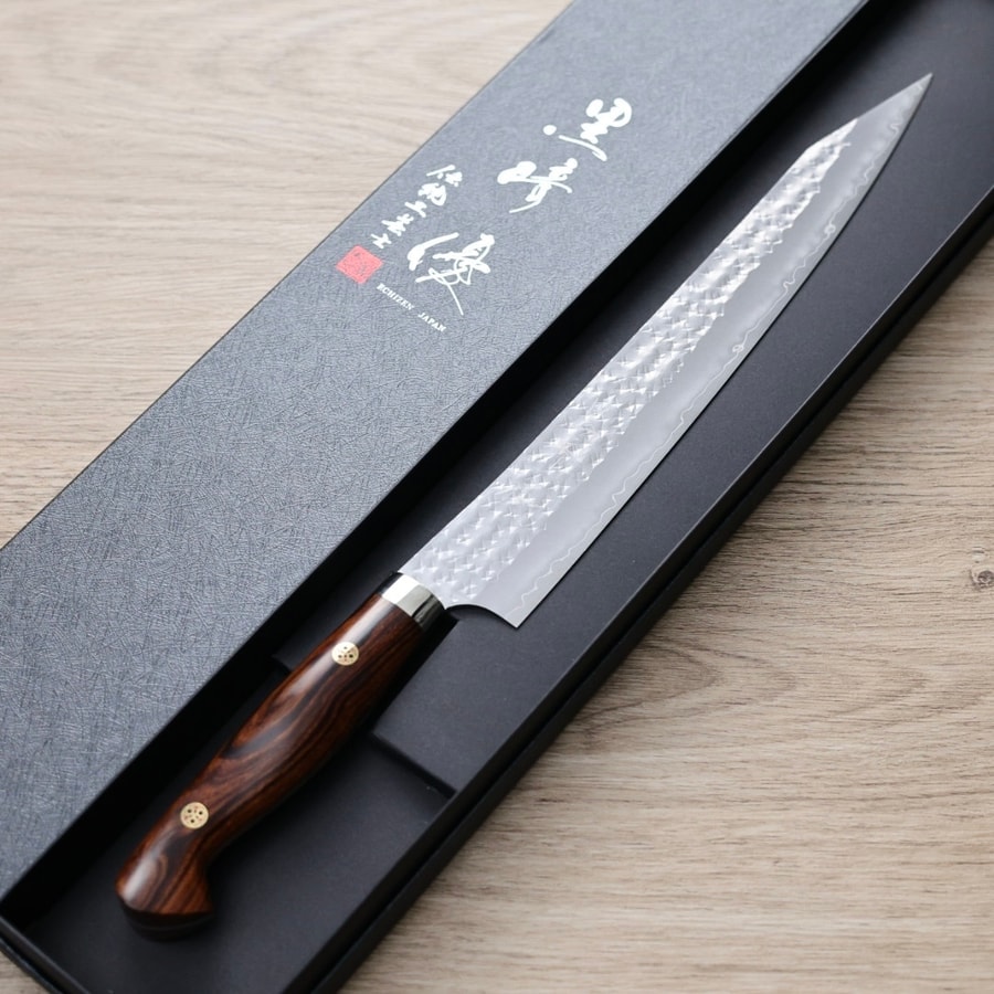 黑崎優 閃光 筋引 240mm SG2<br>粉末HSS鋼 沙漠鐵木:圖片 3
