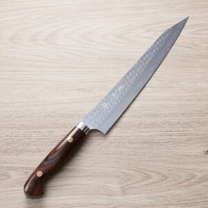 黑崎優 閃光 筋引 240mm SG2<br>粉末HSS鋼 沙漠鐵木