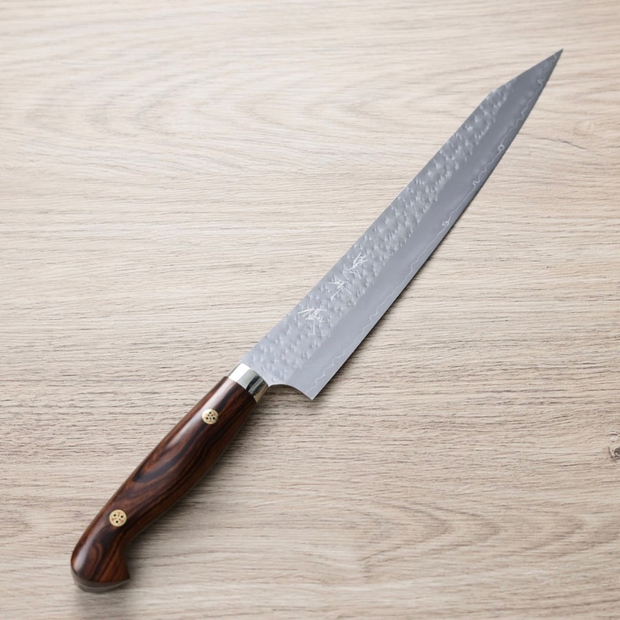黑崎優 閃光 筋引 240mm SG2<br>粉末HSS鋼 沙漠鐵木