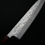 黑崎真 火炎 牛刀 210mm<br>無芯鋼 大馬士革