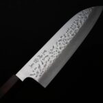 makoto-s165-vg102-5-1 黑崎真 三德刀 165mm VG10/VG2無芯鋼 鎚目大馬士革