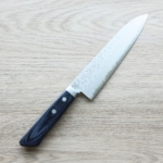 matsutani-gyuto-vg10-ssb 增谷訓生 牛刀 180mm VG10鋼 鎚目大馬士革 彩流 藍柄
