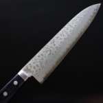 matsutani-gyuto-vg10-ssb-5 增谷訓生 牛刀 180mm VG10鋼 鎚目大馬士革 彩流 藍柄