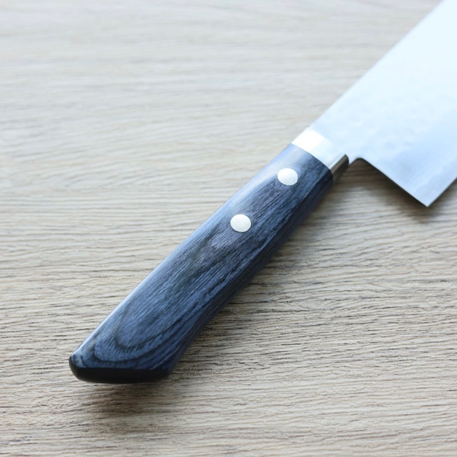 matsutani-nakiri-vg10-ksb-3 增谷訓生 寬版菜切 165mm VG10鋼 刻流 藍柄