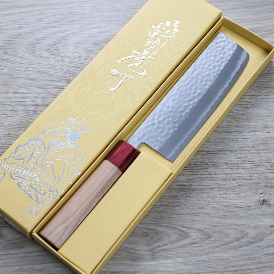 matsutani-nakiri-vg10-kw-2-1 增谷訓生 寬版菜切 165mm VG10鋼 刻流 和柄