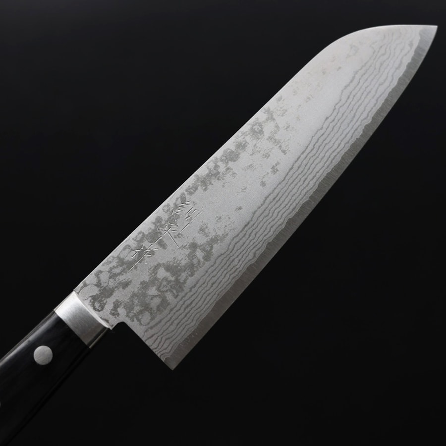 matsutani-santoku-vg10-5 增谷訓生 三德刀 165mm VG10鋼 大馬士革