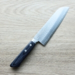 matsutani-santoku-vg10-skb 增谷訓生 三德刀 170mm VG10鋼 刻流 藍柄