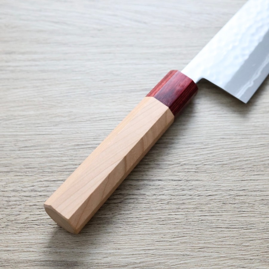 matsutani-santoku-vg10kw-1-3-1 增谷訓生 三德刀 170mm VG10鋼 <br>刻流 和柄 雞翅八角柄
