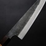 morihei-g210hm-sk-5-1 森平 久元 牛刀 240mm<br>白二鋼 黑打