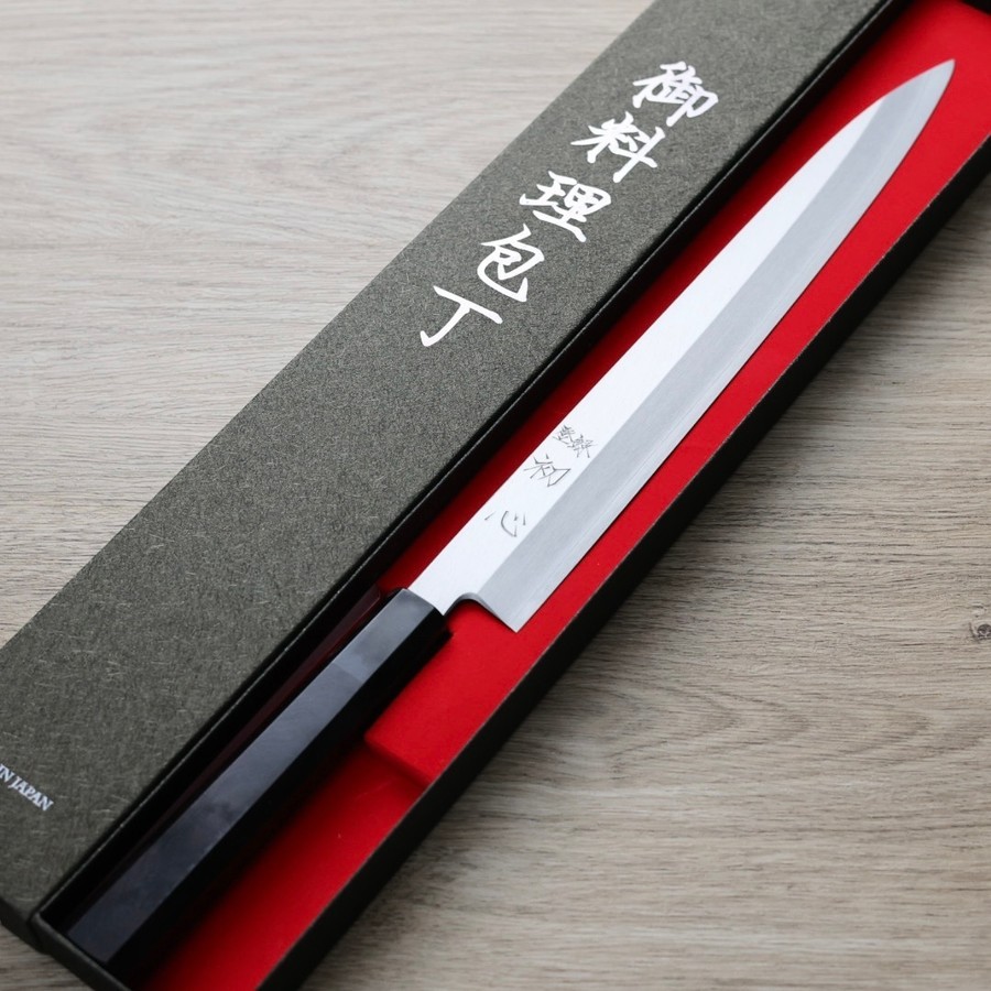 明神利器製作所 初心 柳刃 300mm 銀三