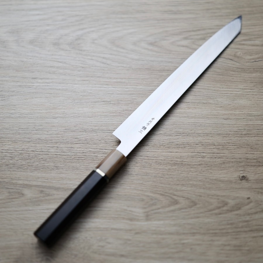 中川打刃物 切付柳刃 270mm<br>銀三鋼 鏡面:圖片 3