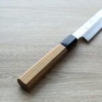 中川打刃物 初心 先丸柳刃<br> 270mm VG10 墨流/付鞘