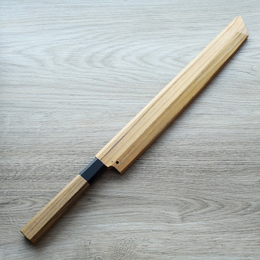 中川打刃物 初心 先丸柳刃<br> 270mm VG10 墨流/付鞘