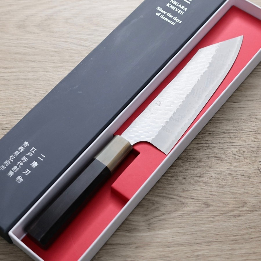 nigara-bunka-180-sg2-m-2 二唐刃物 文化 180mm SG2粉末HSS鋼 磨鎚目