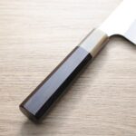 nigara-bunka-180-sg2-m-3 二唐刃物 文化 180mm SG2粉末HSS鋼 磨鎚目
