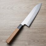 nigara-g210-vg10m 二唐刃物 牛刀 210mm VG10鋼 磨鎚目
